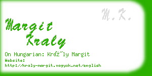 margit kraly business card